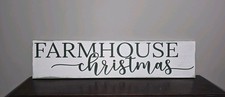 BRAND-NEW Handmade Farmhouse Christmas Wooden Sign