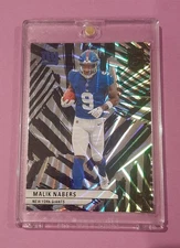 2024 Panini Donruss Elite Malik Nabers RC Razzle Dazzle SSP Case Hit No. 196