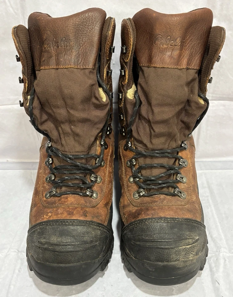 Cabela’s Botas Aisladas Impermeables Camufladas Caza Hombre Talla 11 D Cuero Marrón Foto 2 de 4