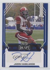2022 Leaf Draft Auto Blue Jadon Haselwood #BA-JH3 Auto 0ym4