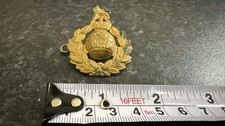 Brass RM beret badge