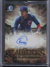2024 Bowman Chrome #GDA-FC Fernando Cruz Gladiators Auto #/99