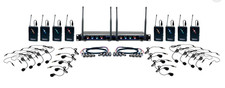 VocoPro DIGITAL-PLAY-8 8 Channel UHF Wireless Headset/Lapel Microphone System