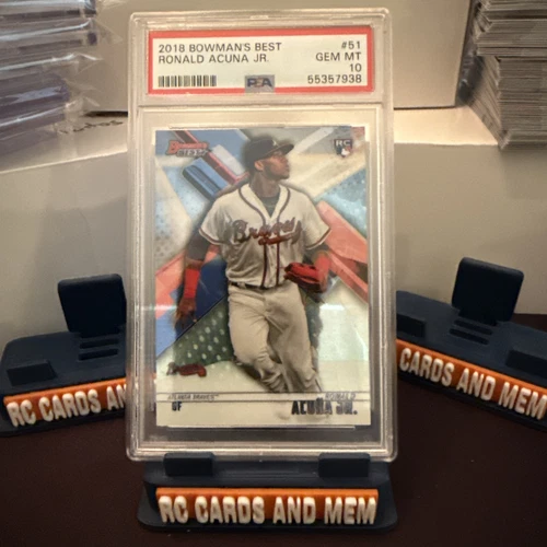 2018 Bowman's Best -  #51 Ronald Acuña Jr. (RC) Psa 10