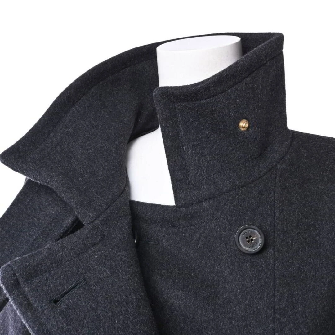 Cappotto Gucci misto cashmere collo alto usato0