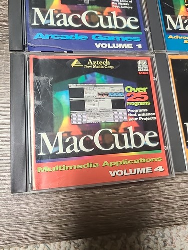 MacCube: Volumes 1 through 6 (Mac 1995) Aztech Media CD ROMs - Picture 2 of 7