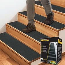 12 Pack Non Slip Stair Treads 8x30 Heavy Duty Outdoor Grip Tape High Traction