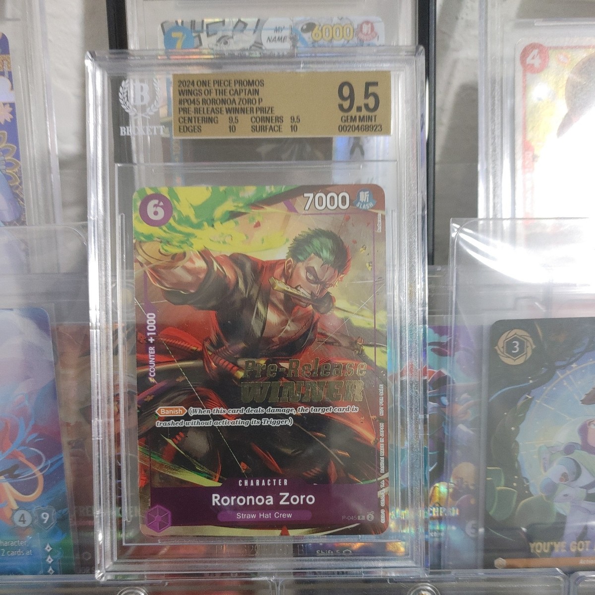 【PSA10】ワンピースカードゲーム ゾロ Super Pre-Release PSA10】ワンピースカードゲーム ゾロ Super Pre-Release Roronoa Zoro