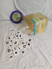 Learning Letter Alphabet Tiles Educational 170 Pcs GUC