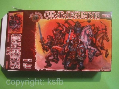 1:72 Alliance #028 Antike Sagen Cimmerians Krieger Set 2 Kämpfer Figuren