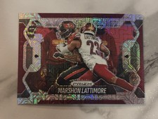 2025 Panini Prizm Marshon Lattimore Lockdown Silver Mojo Prizm 25/25, Commies 🏈