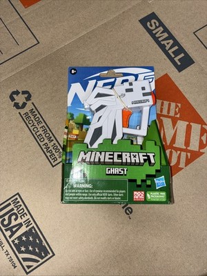 NERF Minecraft Ghast Dart-Firing Blaster & 2 Nerf Elite Darts  F4421 / F4417 NEW