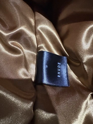 RHUDE Paisley Black Bomber Jacket image 5