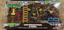 PLAYMATES TEENAGE MUTANT NINJA TURTLES 1988 REMASTERED 6 PACK TMNT Classic