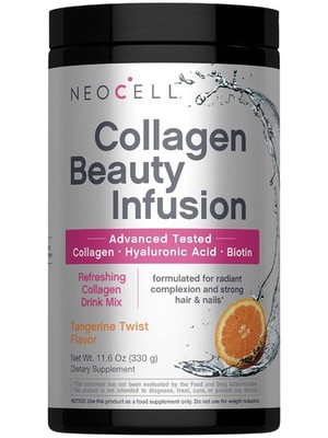 NeoCell Collagen Peptides Powder | 11.6 oz Ounce (Pack of 1), Tangerine 