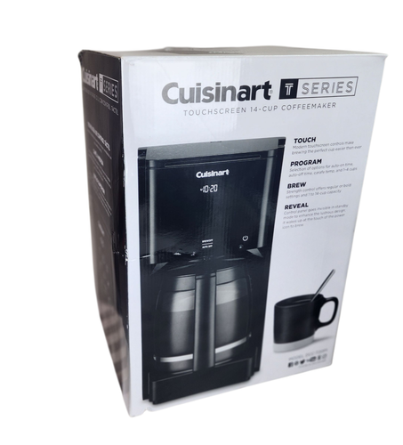 Cuisinart DCC-T20 14 Cup Programmable Drip Coffee Maker Touchscreen Black IN BOX - Picture 3 of 21