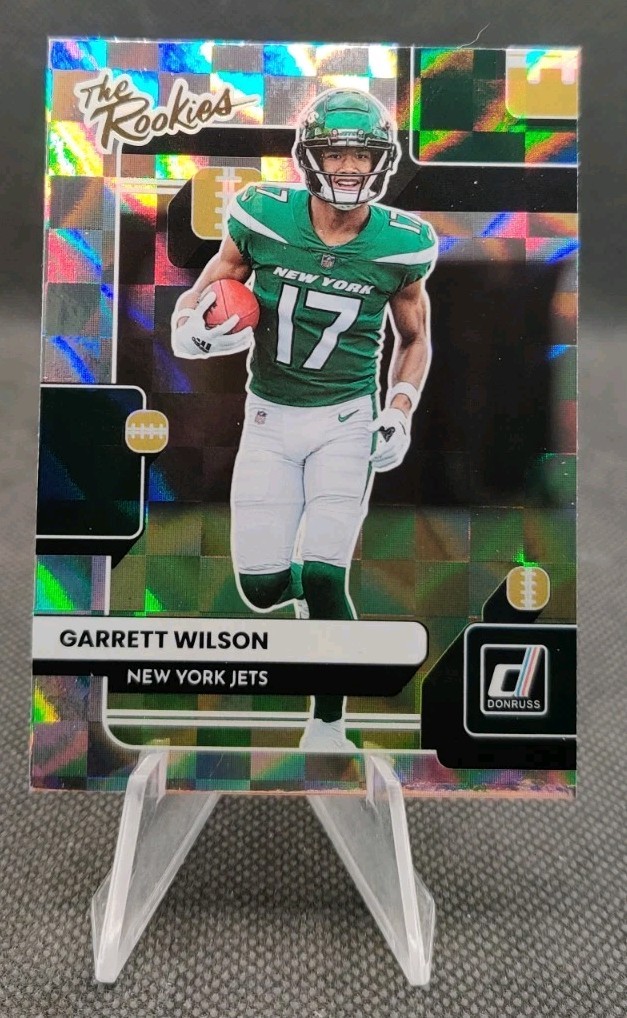 2022 Panini Donruss The Rookies #TR-6 Garrett Wilson RC Jets Football Card