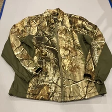 SCENT-LOK Jacket Men's Large AP RealTree Camo Hunting Lightweight Full Zip Read