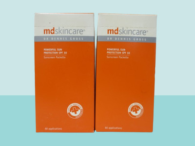 DR DENNIS GROSS POWERFUL SUN PROTECTION SPF 30 60 SUNSCREEN PACKETTES (LOT 2)