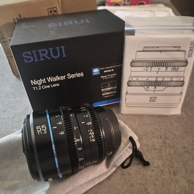 Sirui Night Walker 55mm T1.2 S35 Cinema Lens for Sony E-mount
