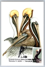 #3774 Pelican Island National Wildlife Refuge Maxi Card w/Pictorial Cancel