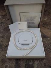 Collana In Perle Miluna+ Chiusura con moschettone in oro