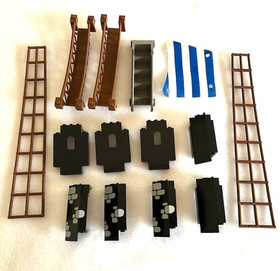 Lego Pirates 6273 Rock Island Refuge - Manual 98% Complete NO BOX Play Wear 1991