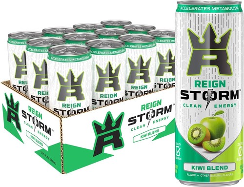 Storm, Kiwi Blend, Fitness & Wellness Energy Drink, 12 Fl Oz (Pack of 12)