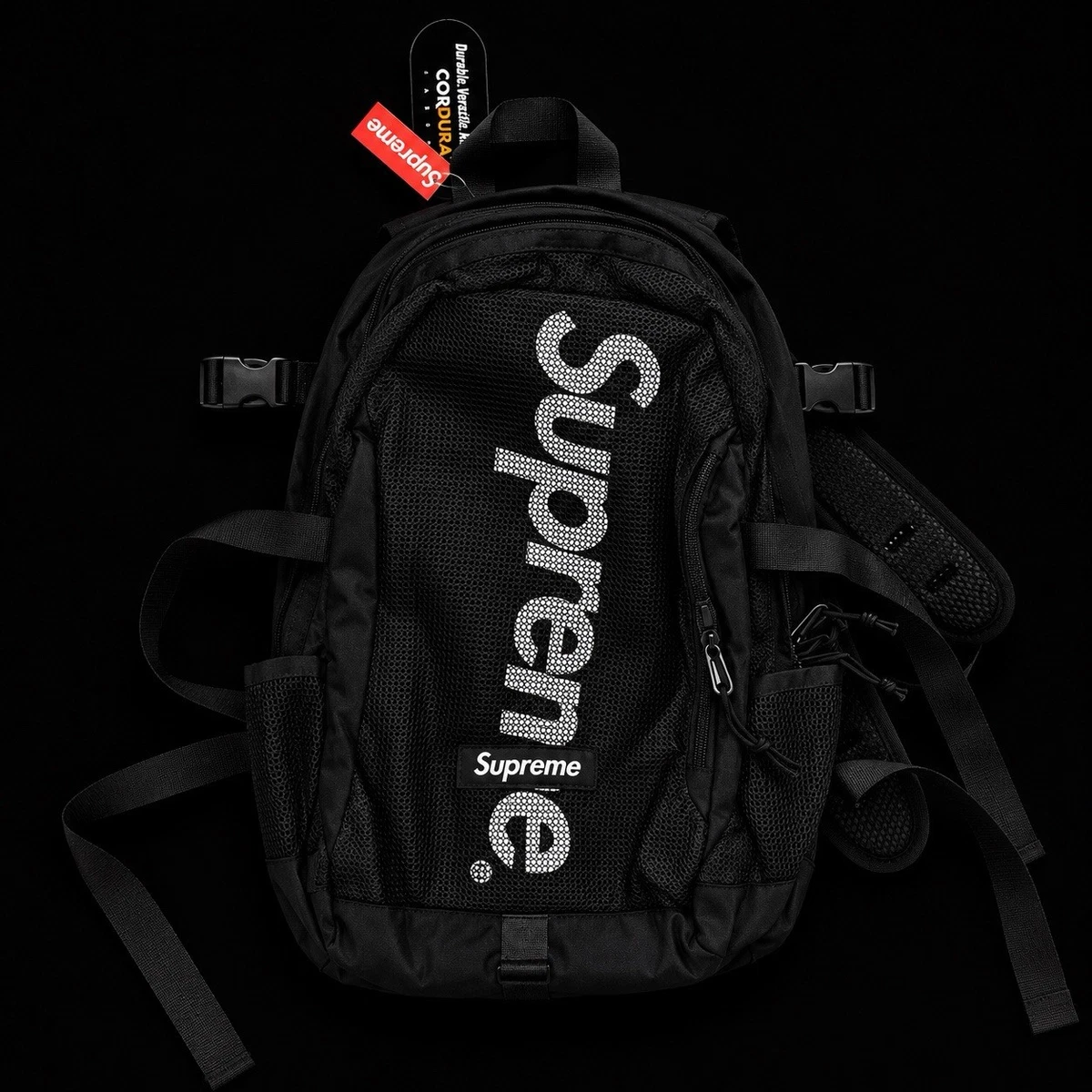 Preços baixos em Mochila Preta Supreme Mochilas, Sacolas e Maletas