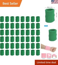 Sports Wristbands, Athletic Cotton Terry Cloth Absorbent Wrist Sweatband for ...