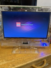 RCA J13SE1221 13" Clear See Through TV VIDEO No Remote. Clear Power Cord