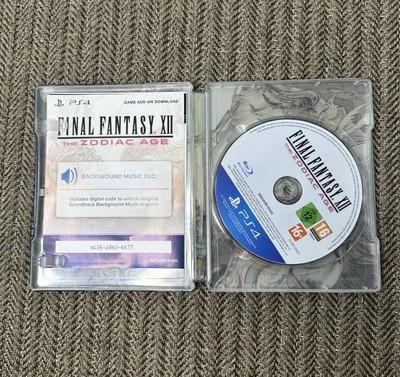 Final Fantasy XII 12: The Zodiac Age Steelbook Sony