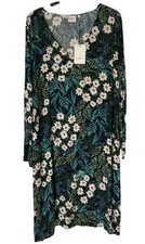 Women’s Dress Size 28#Vera Moda# Beautiful Green Floral Dress *New With Tags*
