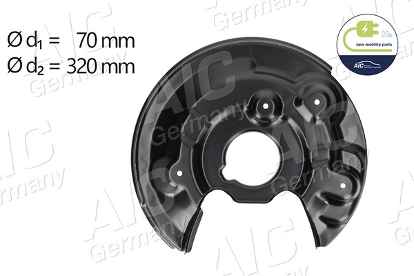 AIC Ankerblech Spritzblech Bremsscheibe Hinten Rechts FüR Skoda VW Yeti Beetle-image