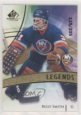2020 Upper Deck SP Game Used Legends Golden Burst /235 Billy Smith #101 HOF au7