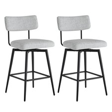 Counter Height Swivel Bar Stools - Set of 2