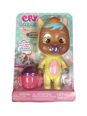 Cry Babies Magic Tears Fantasy Griffo Doll with Bottle & Pacifier - Real Tears