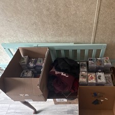 Donruss Diamond Kings NFL Trading Card Lot with JSA Autographed Baseball 