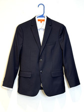 Tallia Boys Blazer Navy Blue Jacket 14R Sport Coat and Tallia White Shirt 16
