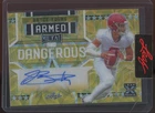 2023 Leaf Metal Armed & Dangerous Gold Bryce Young 1/1 RC Rookie Auto Autograph