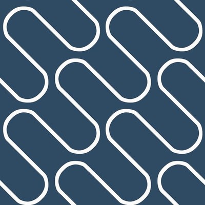 Linear Curve Tapete Navy Blau Catherine Lansfield 206503