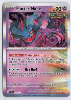 Flutter Mane - PRE #043/131 SV: Prismatic Evolutions Holo NM