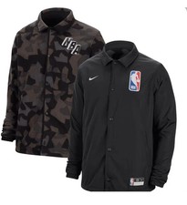Nike NBA Team 31 Courtside Mens Black Reversible Jacket DN4803-010 Sz S NWT 165$