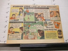 news ad 1953 OVALTINE jar Captain Midnight premium Gillette Ralph Kiner baseball