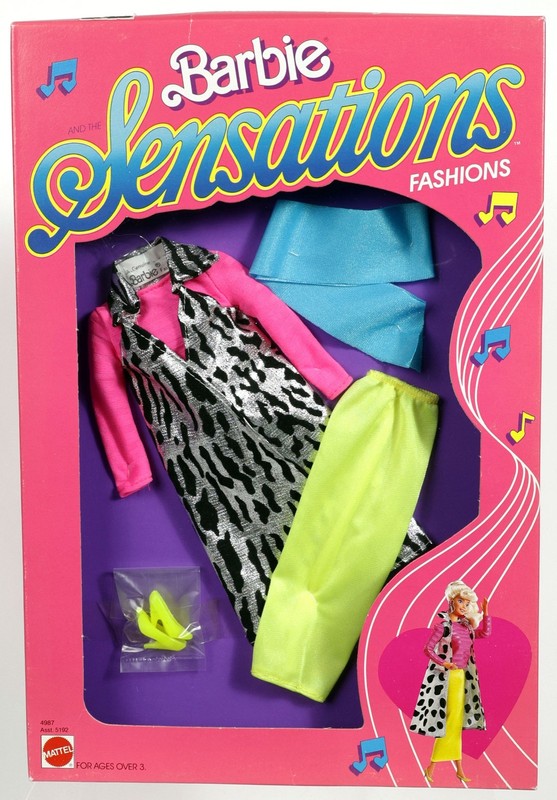 Vintage Barbie and The Sensations Fashions - 4987 NRFP 1987 Mattel, Inc.