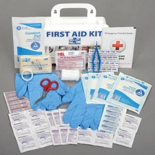Pac-Kit174; 10 Person First Aid Kit Weatherproof Plastic ANSI