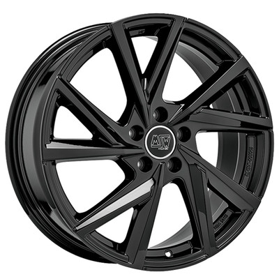 ALUFELGE MSW MSW 80-5 FUR VOLKSWAGEN GOLF V VARIANT 6,5X16 5X112 GLOSS BLAC 4T7