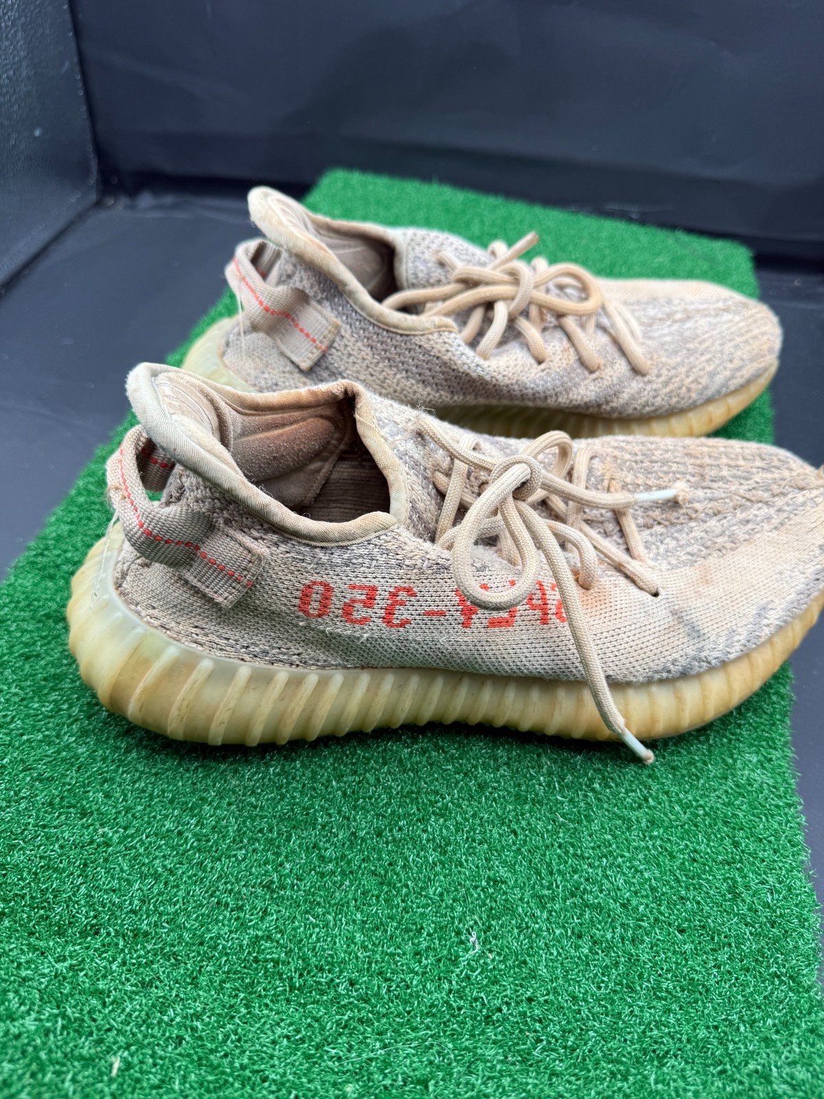 adidas Yeezy Boost 350 V2 Athletic Shoes Steel Gray Mens Size 7.5 Athleisure