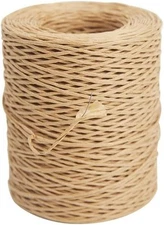 656 Feet Floral Wire,2mm Bind Wire Wrap Twine,Paper Covered Khaki 