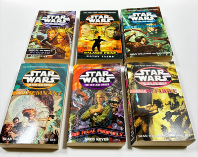 Star Wars New Jedi Order Paperback Lot Force Heretic Edge Victory Final Prophecy